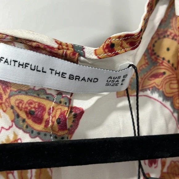 Faithfull the Brand Santos Maxi Dress Alessia Paisley - Picture 8 of 12